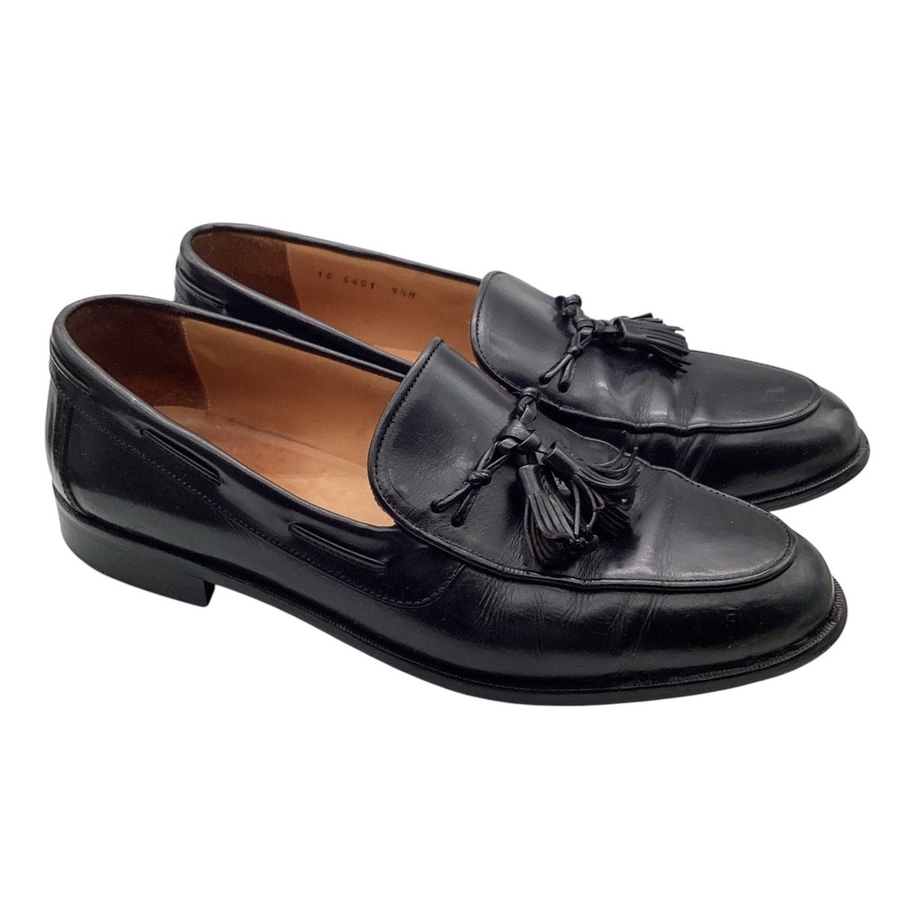 Johnston & Murphy Loafer Black Casual Shoes for Men‎ Size 9.5 M